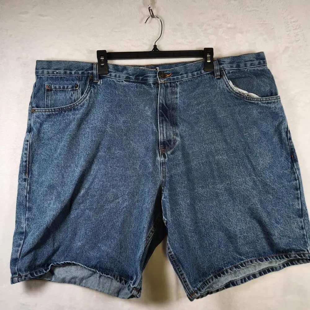 Route 66 Denim Shorts Mens 48 Blue Jean Carpenter‎ Style Relaxed Fit Baggy Y2K